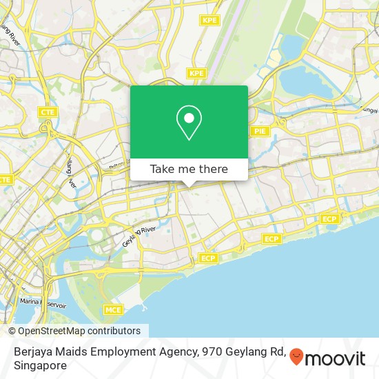 Berjaya Maids Employment Agency, 970 Geylang Rd map