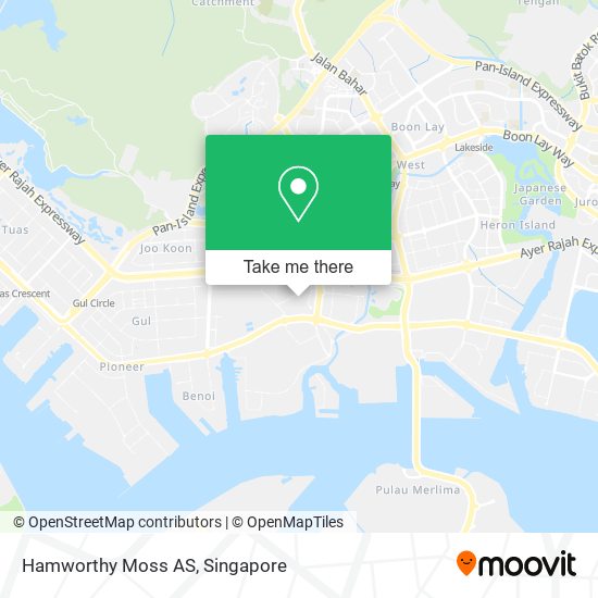 Hamworthy Moss AS map