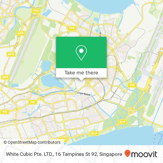 White Cubic Pte. LTD., 16 Tampines St 92 map