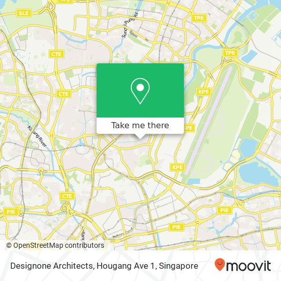 Designone Architects, Hougang Ave 1 map