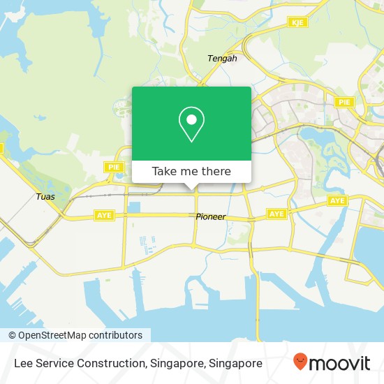 Lee Service Construction, Singapore map