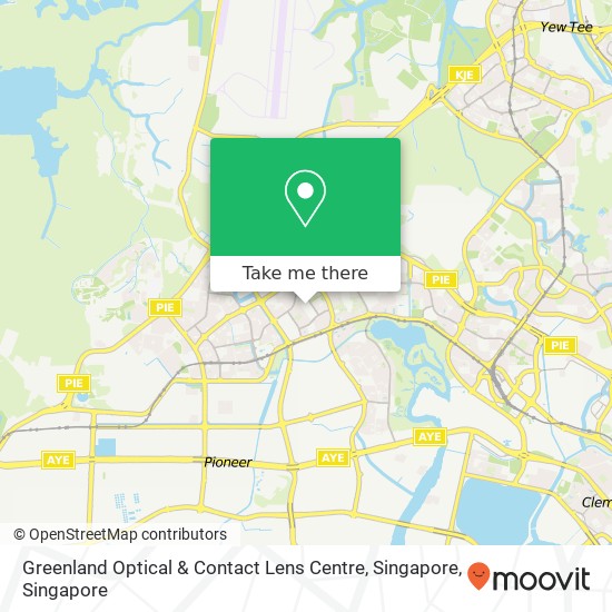 Greenland Optical & Contact Lens Centre, Singapore map