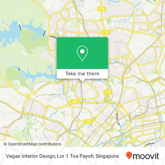 Vegas Interior Design, Lor 1 Toa Payoh map