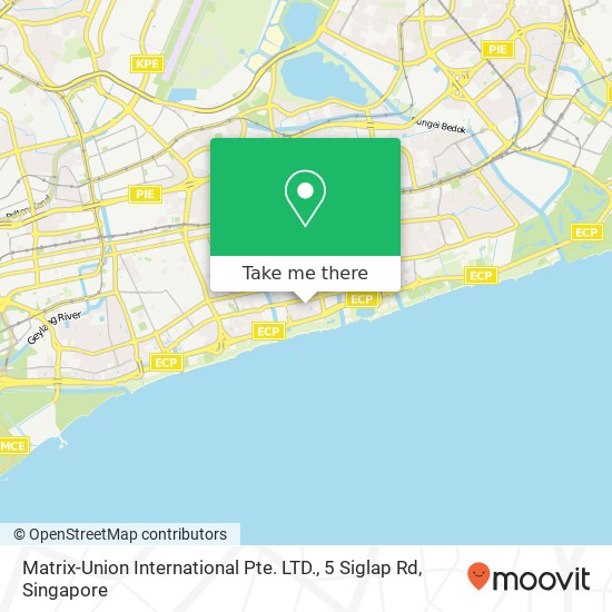 Matrix-Union International Pte. LTD., 5 Siglap Rd map