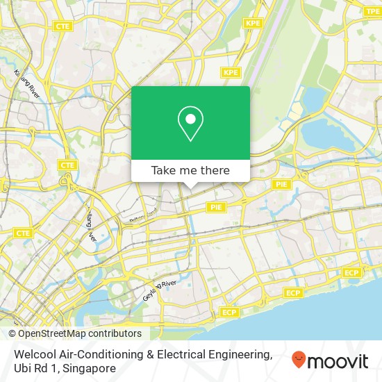 Welcool Air-Conditioning & Electrical Engineering, Ubi Rd 1地图