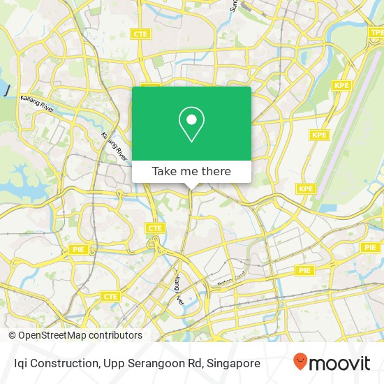 Iqi Construction, Upp Serangoon Rd map
