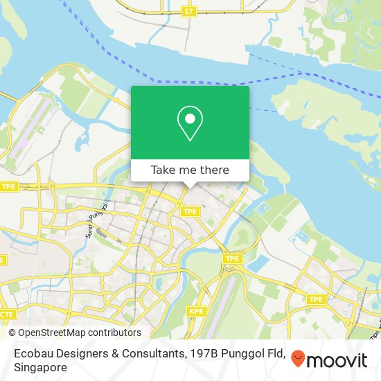 Ecobau Designers & Consultants, 197B Punggol Fld地图