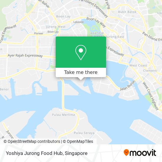 Yoshiya Jurong Food Hub map