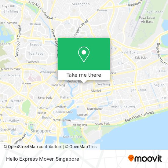 Hello Express Mover map