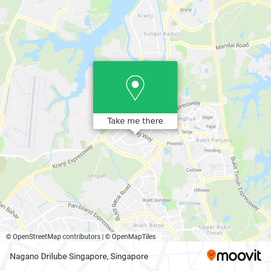 Nagano Drilube Singapore map