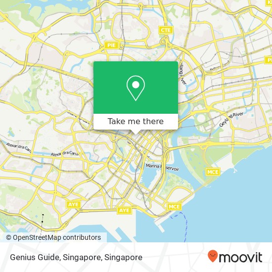 Genius Guide, Singapore map