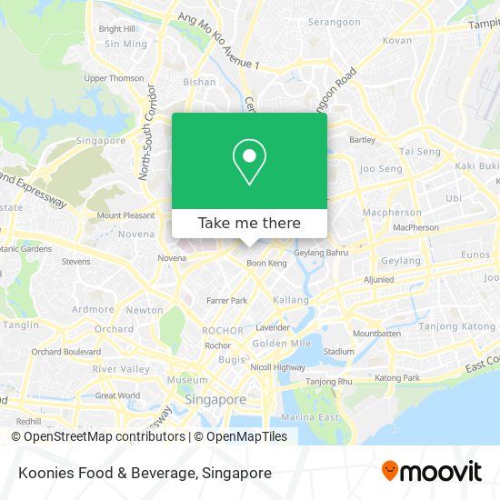 Koonies Food & Beverage地图