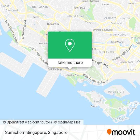 Sumichem Singapore map
