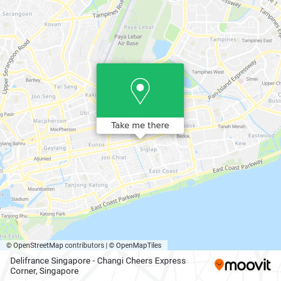 Delifrance Singapore - Changi Cheers Express Corner地图