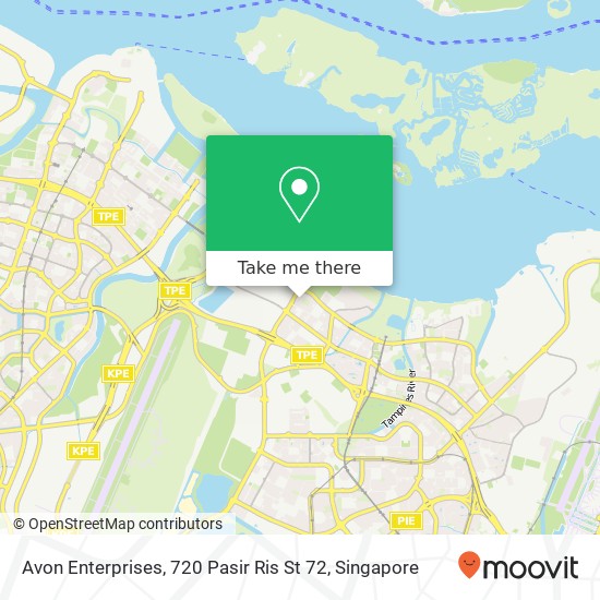 Avon Enterprises, 720 Pasir Ris St 72地图