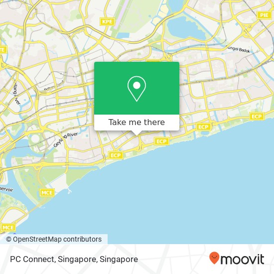 PC Connect, Singapore map