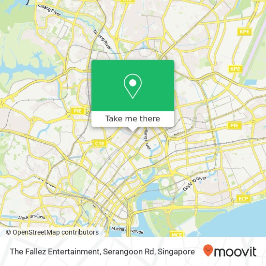 The Fallez Entertainment, Serangoon Rd地图