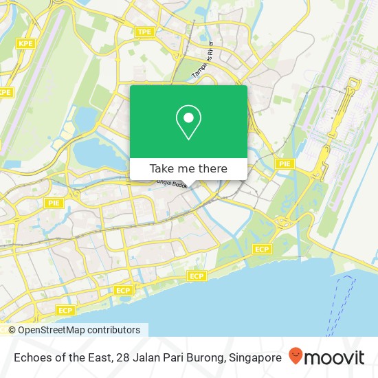 Echoes of the East, 28 Jalan Pari Burong map
