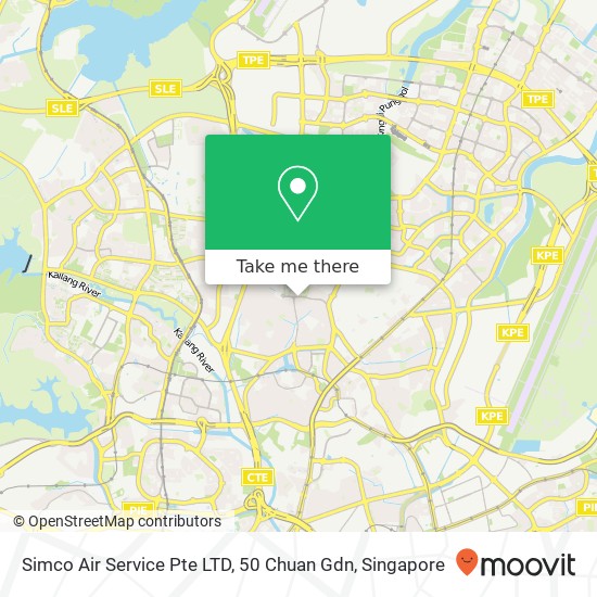 Simco Air Service Pte LTD, 50 Chuan Gdn地图