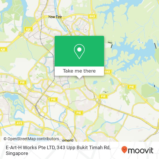 E-Art-H Works Pte LTD, 343 Upp Bukit Timah Rd map