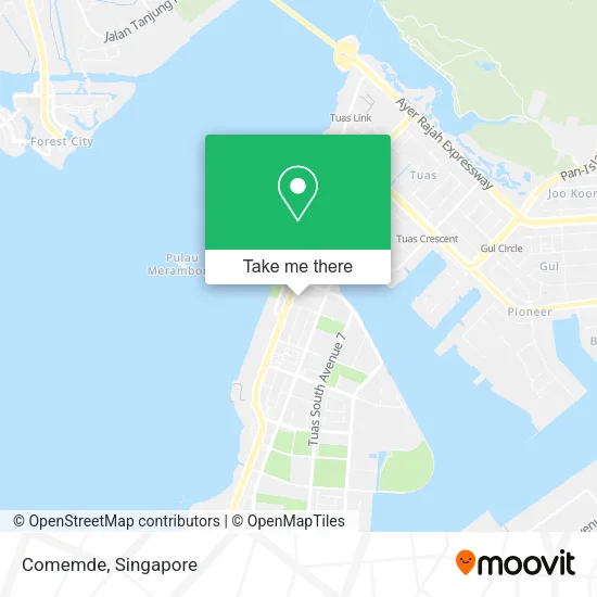 Comemde地图