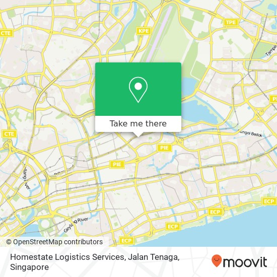 Homestate Logistics Services, Jalan Tenaga map