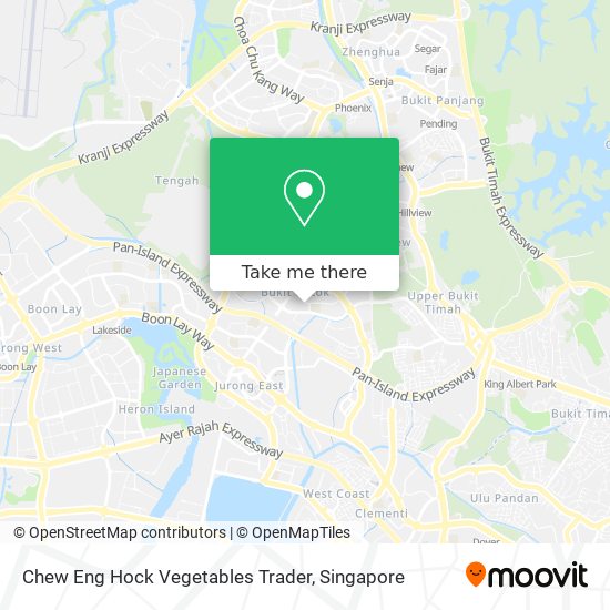 Chew Eng Hock Vegetables Trader map