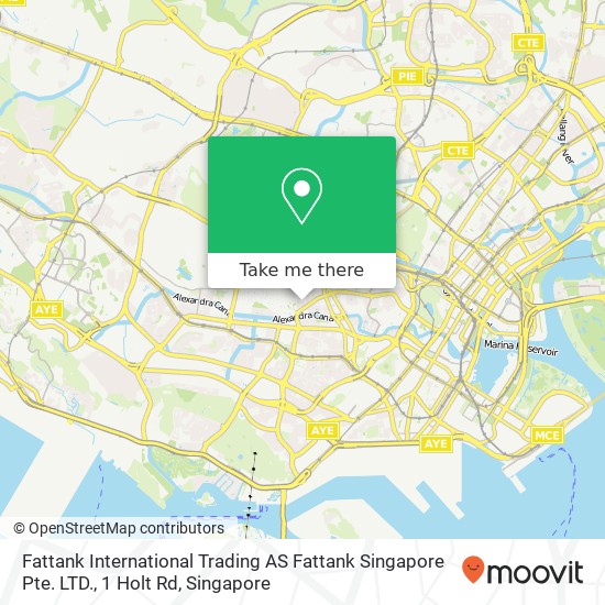 Fattank International Trading AS Fattank Singapore Pte. LTD., 1 Holt Rd map