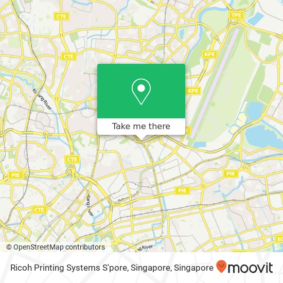 Ricoh Printing Systems S'pore, Singapore map