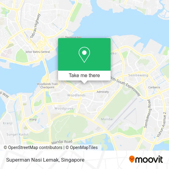 Superman Nasi Lemak map