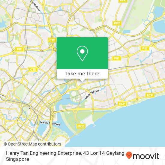 Henry Tan Engineering Enterprise, 43 Lor 14 Geylang地图