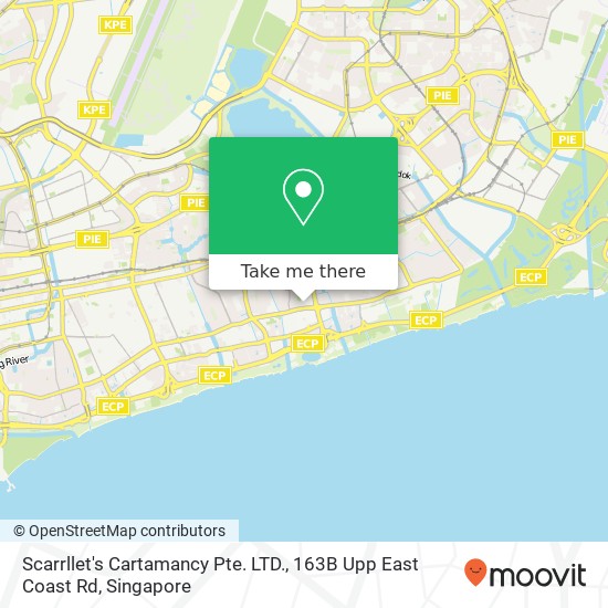 Scarrllet's Cartamancy Pte. LTD., 163B Upp East Coast Rd地图