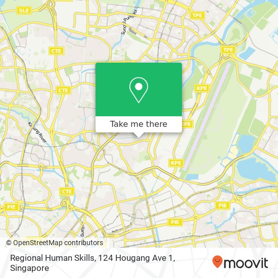 Regional Human Skills, 124 Hougang Ave 1 map