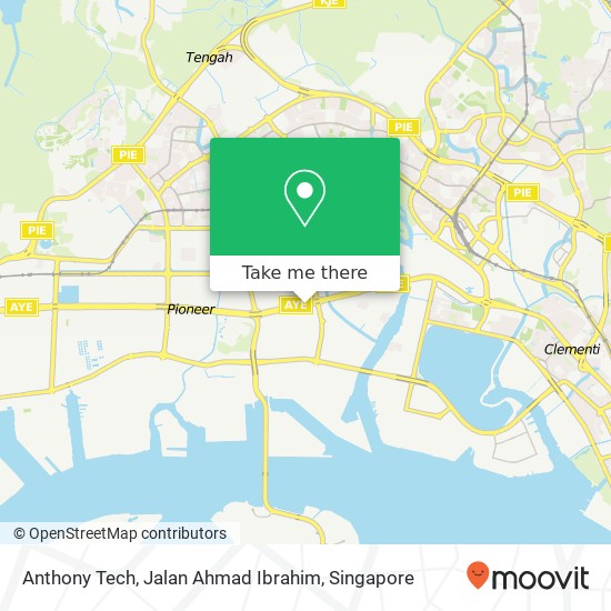 Anthony Tech, Jalan Ahmad Ibrahim map