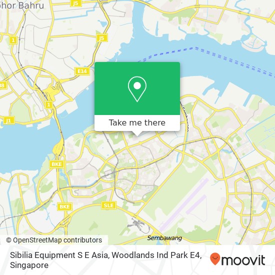 Sibilia Equipment S E Asia, Woodlands Ind Park E4地图