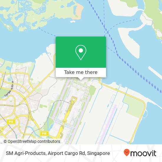 SM Agri-Products, Airport Cargo Rd map