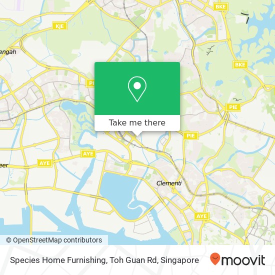 Species Home Furnishing, Toh Guan Rd map