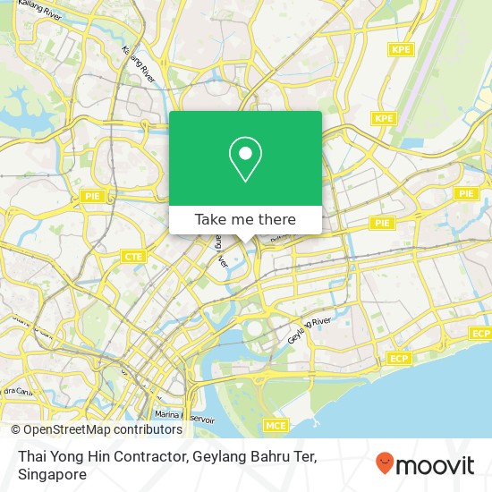 Thai Yong Hin Contractor, Geylang Bahru Ter map