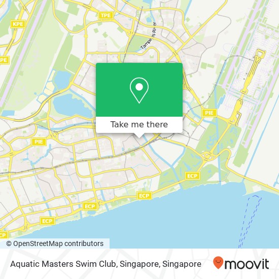 Aquatic Masters Swim Club, Singapore map