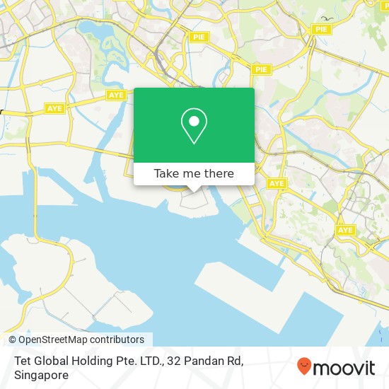 Tet Global Holding Pte. LTD., 32 Pandan Rd map