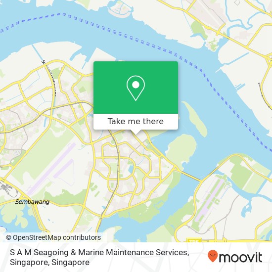 S A M Seagoing & Marine Maintenance Services, Singapore map