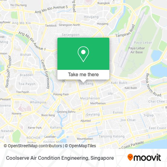 Coolserve Air Condition Engineering map