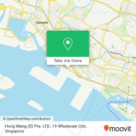 Hong Meng (S) Pte. LTD., 19 Wholesale Cntr map