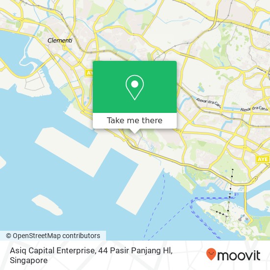 Asiq Capital Enterprise, 44 Pasir Panjang Hl地图