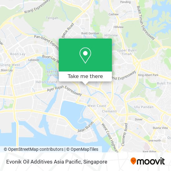 Evonik Oil Additives Asia Pacific map