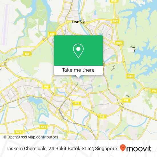 Taskem Chemicals, 24 Bukit Batok St 52 map