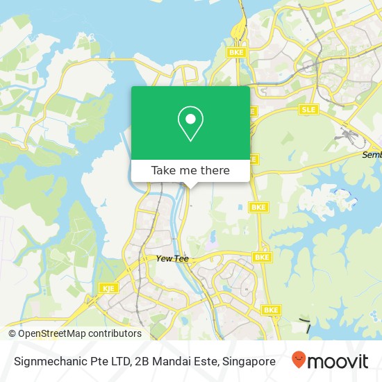 Signmechanic Pte LTD, 2B Mandai Este map