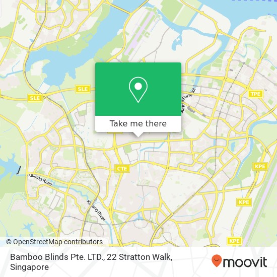 Bamboo Blinds Pte. LTD., 22 Stratton Walk map