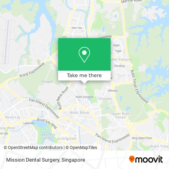 Mission Dental Surgery map