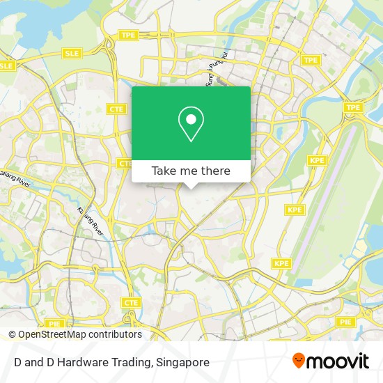 D and D Hardware Trading map